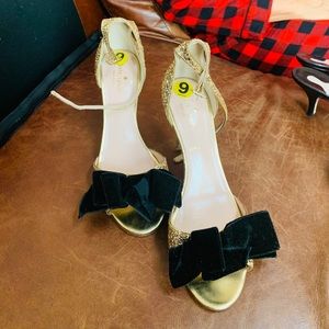Gold Sequins Kate Spade heels